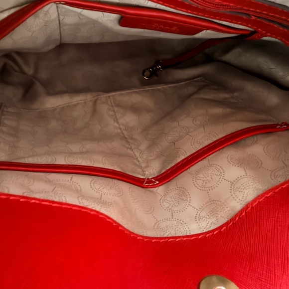 Red Designer Tote Bag - Picture 7 of 7